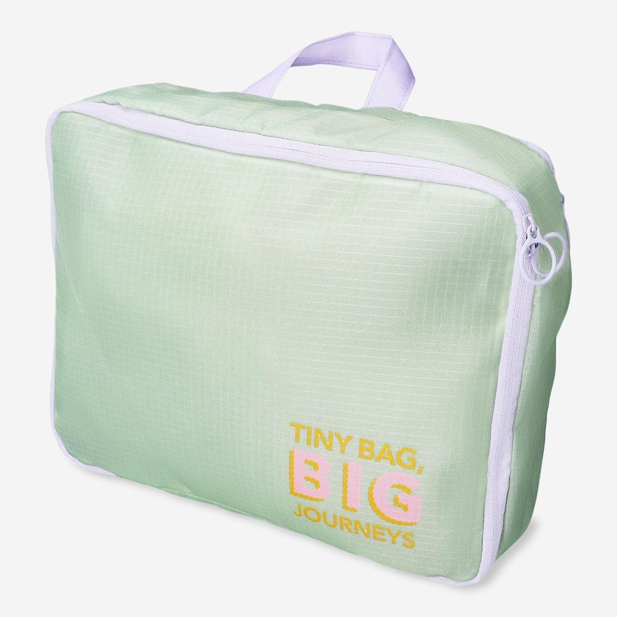 Green compression organiser bag - small