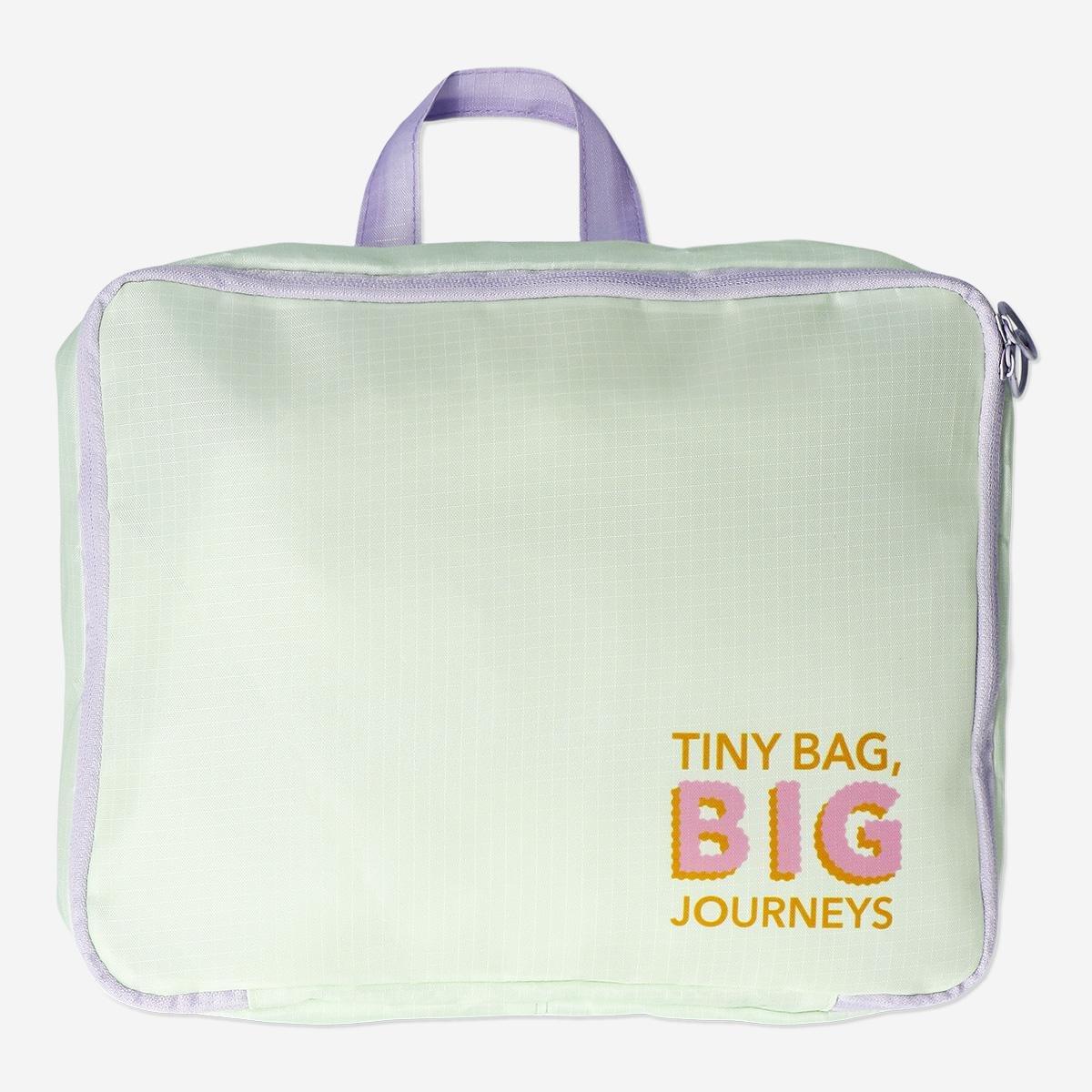 Green compression organiser bag - small