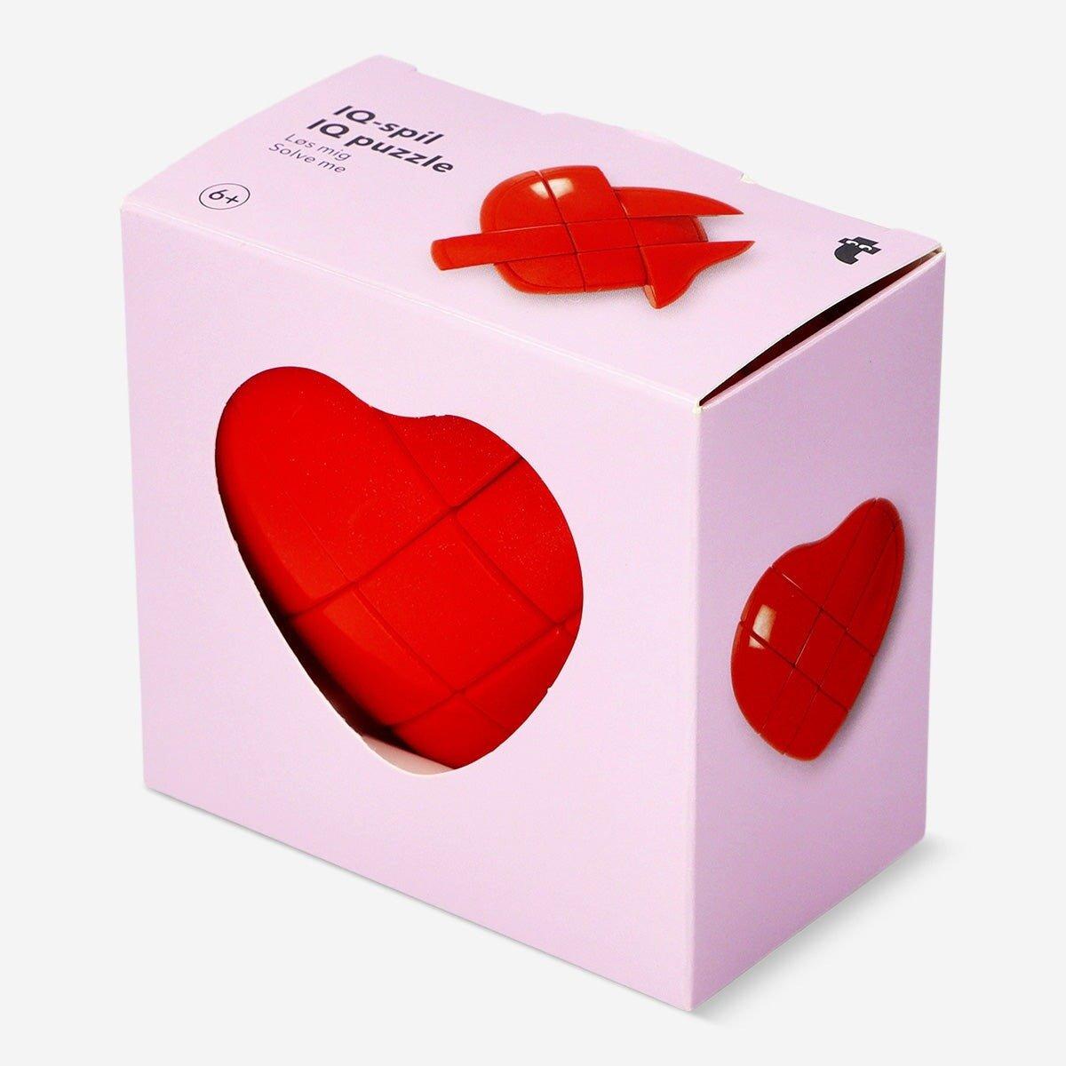 Red Iq Heart Puzzle