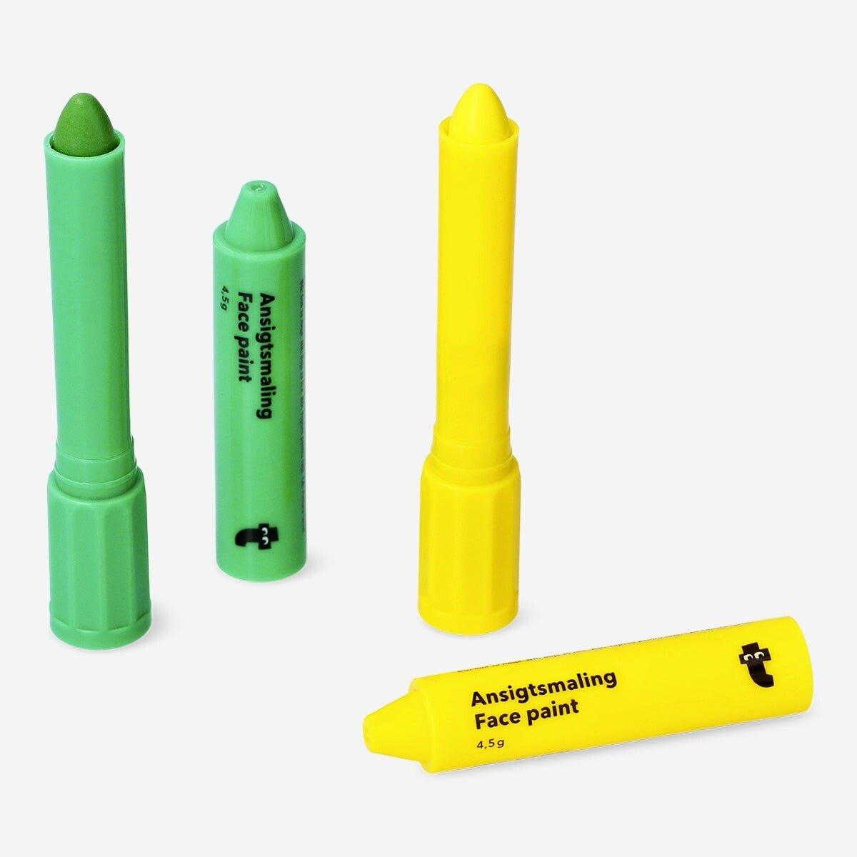 Multicolour face paint pens - 6 pcs