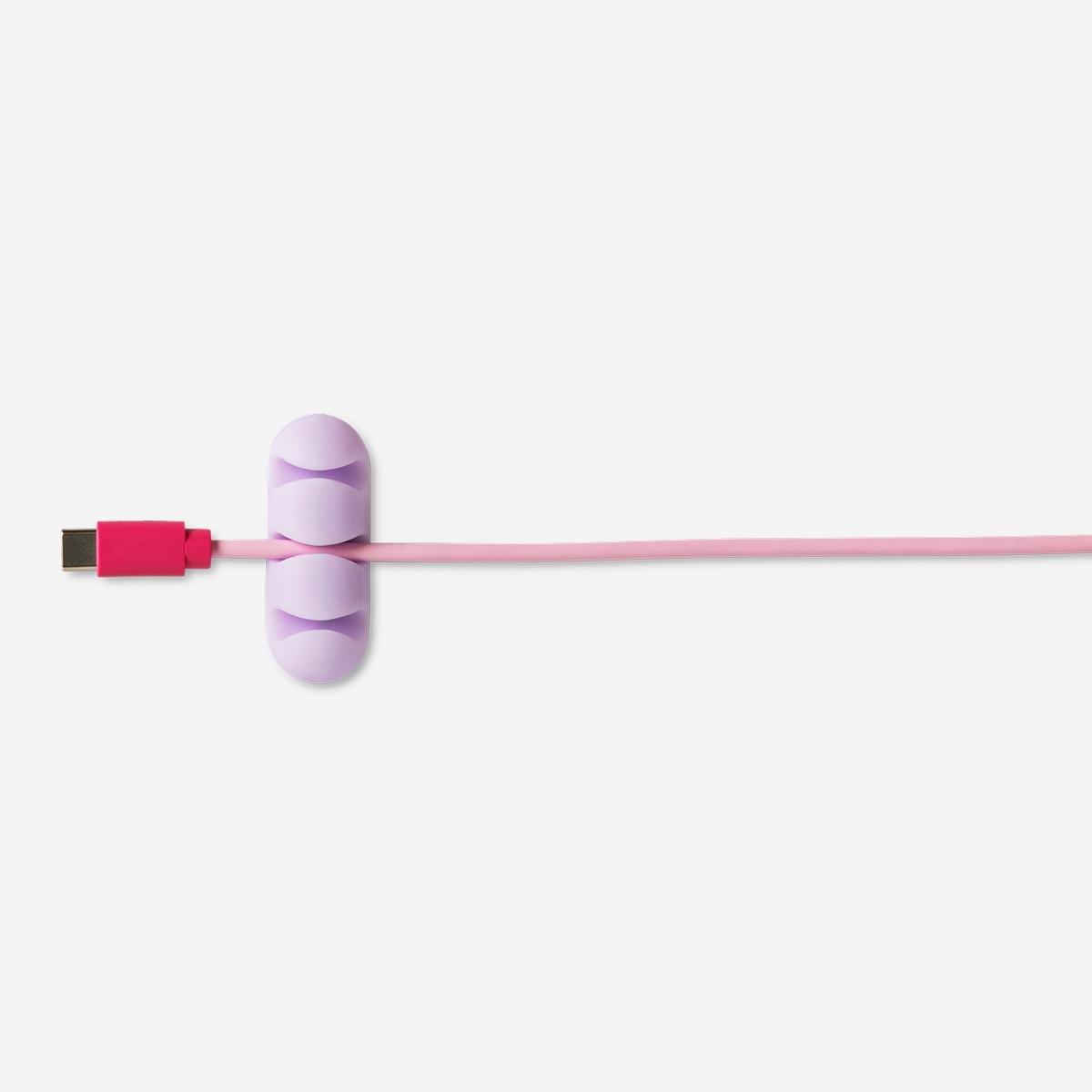 Multicolour adhesive cable organisers - 2 pcs