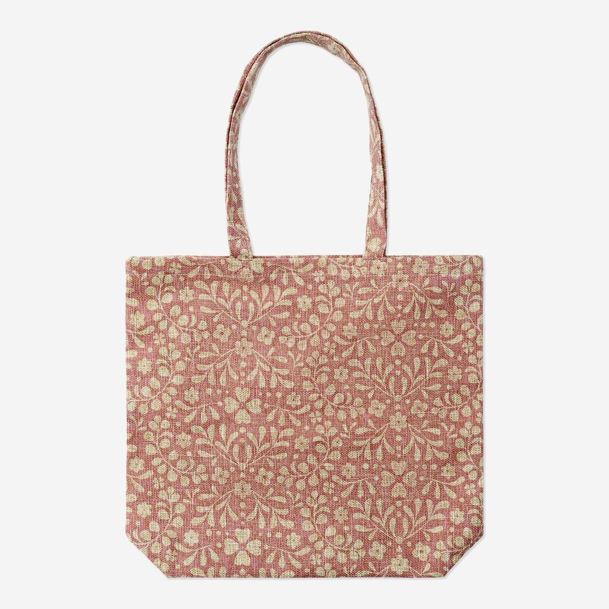 Multicolour Shopper Bag Made Of Natural Material