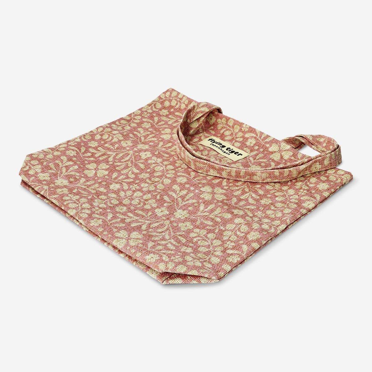 Multicolour Shopper Bag Made Of Natural Material