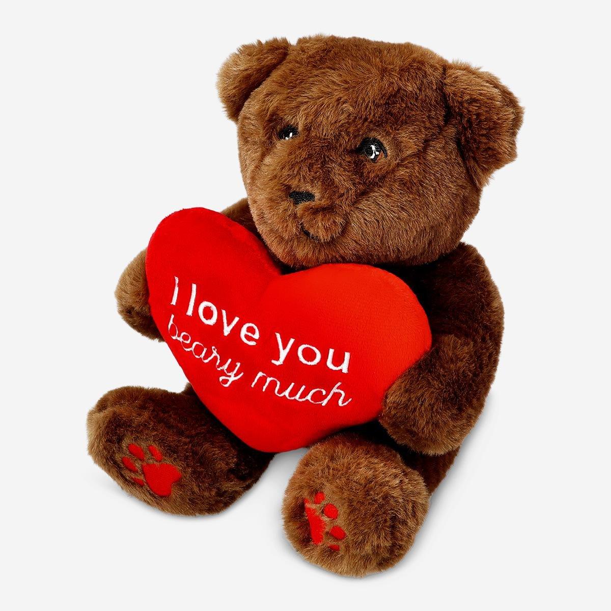 Brown Teddy Bear With Heart