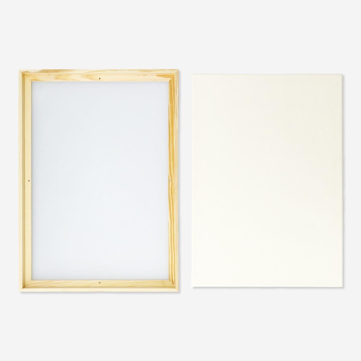 Beige Framed Canvas. A3