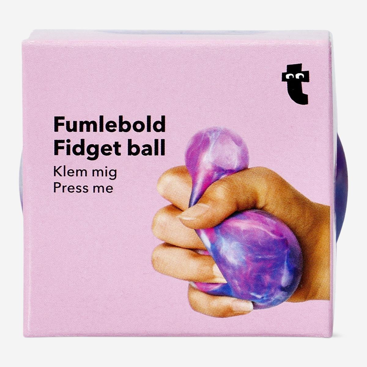 Multicolour marble fidget ball