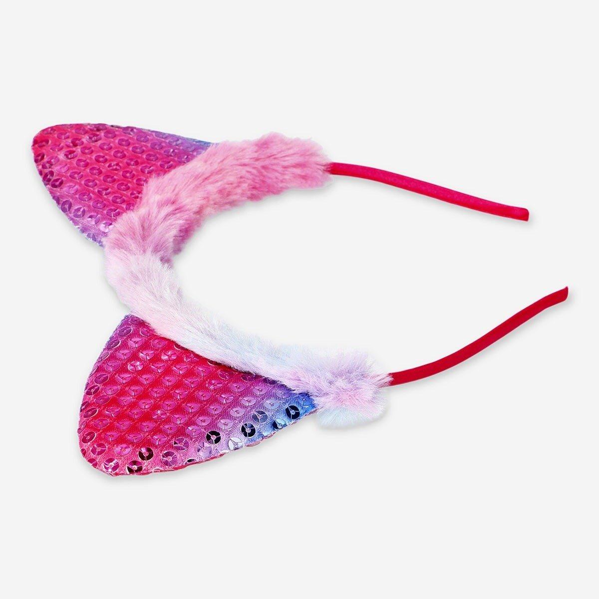Pink princess unicorn headband for kids