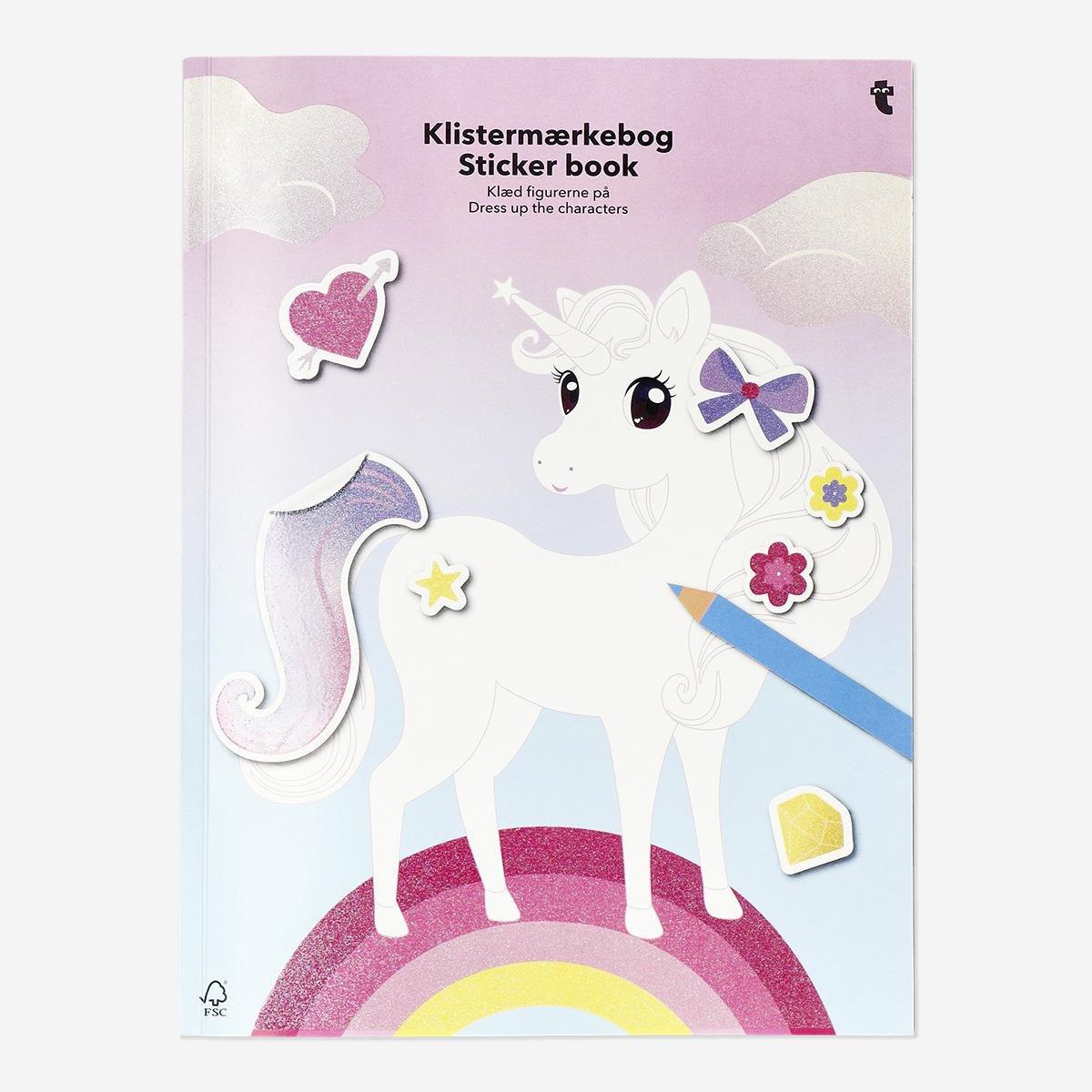 Multicolour dress up sticker book