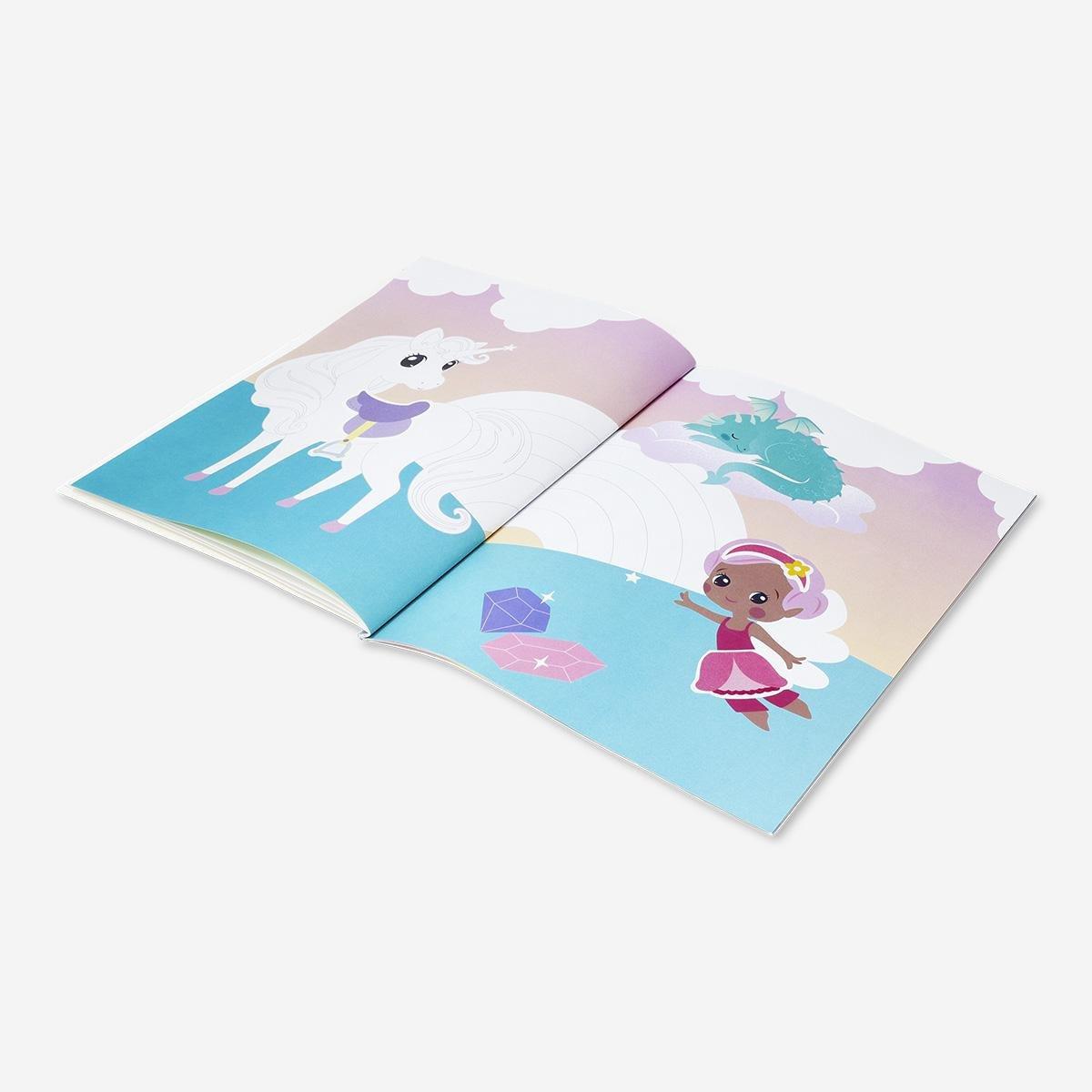 Multicolour dress up sticker book