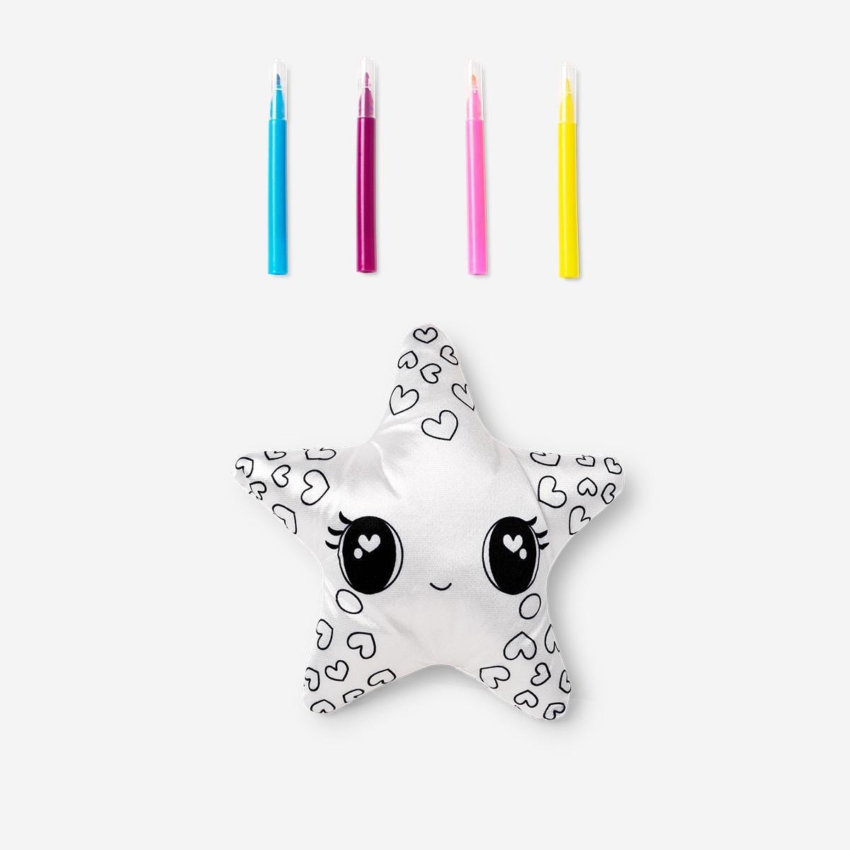 Multicolour Diy Plush Markers Star Toy