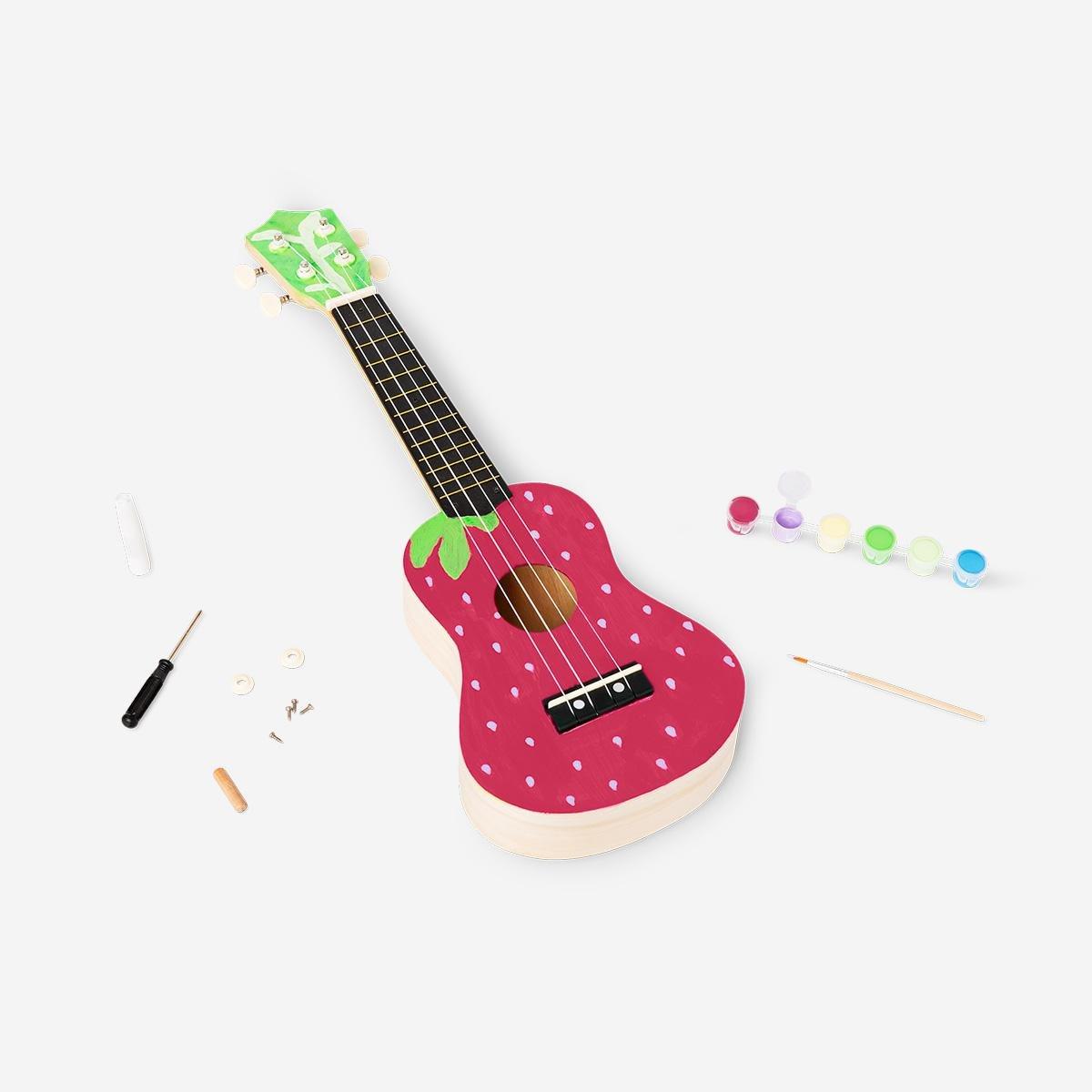 Multicolour Diy Ukulele With Paint