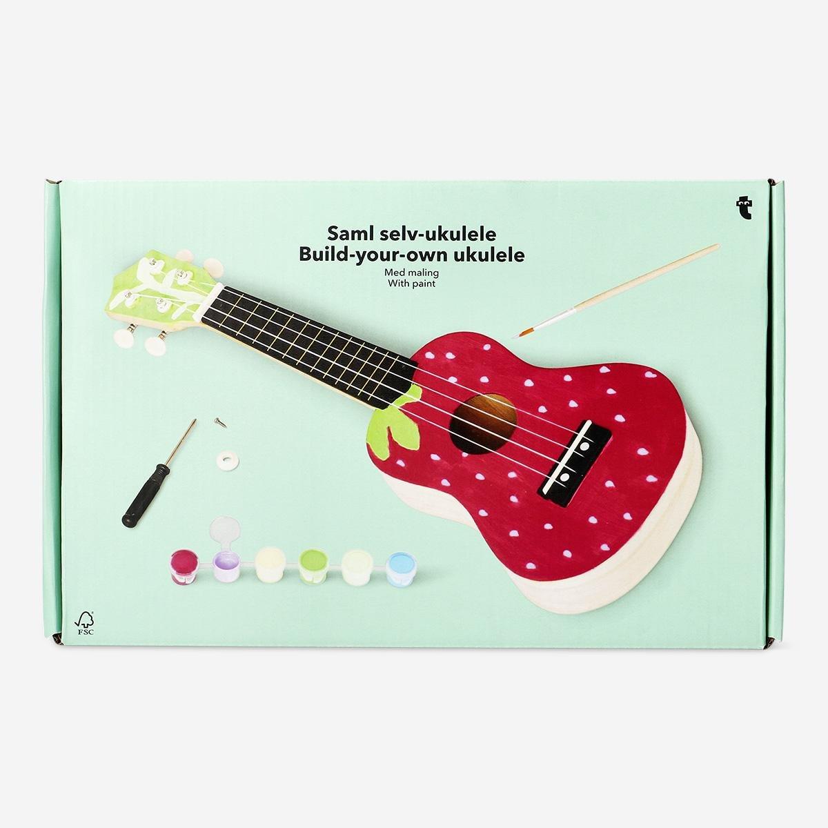 Multicolour Diy Ukulele With Paint