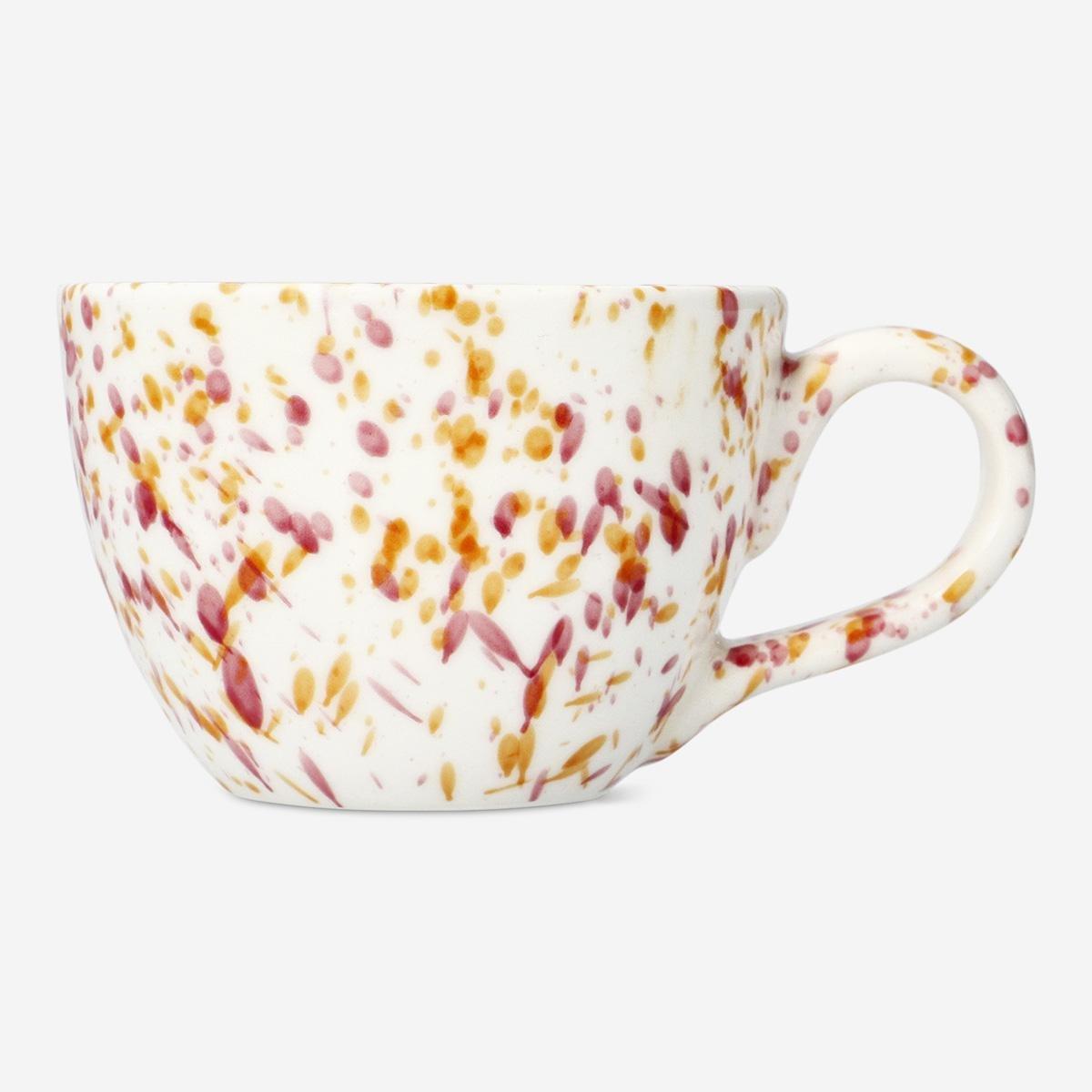 Multicolour splash pattern mug - 240 ml