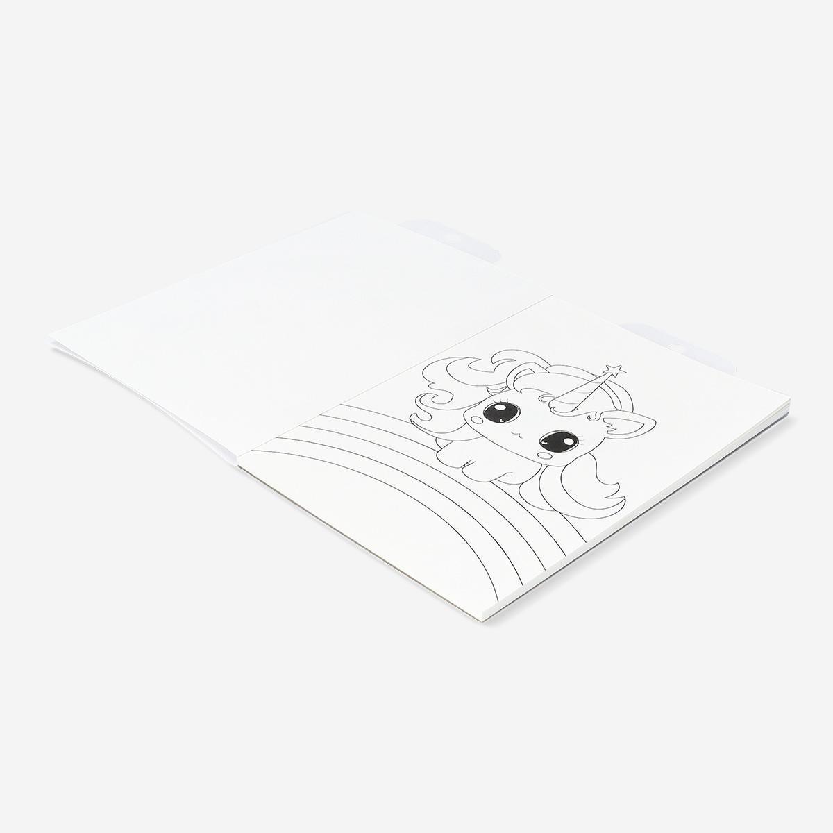 Multicolour water colouring book