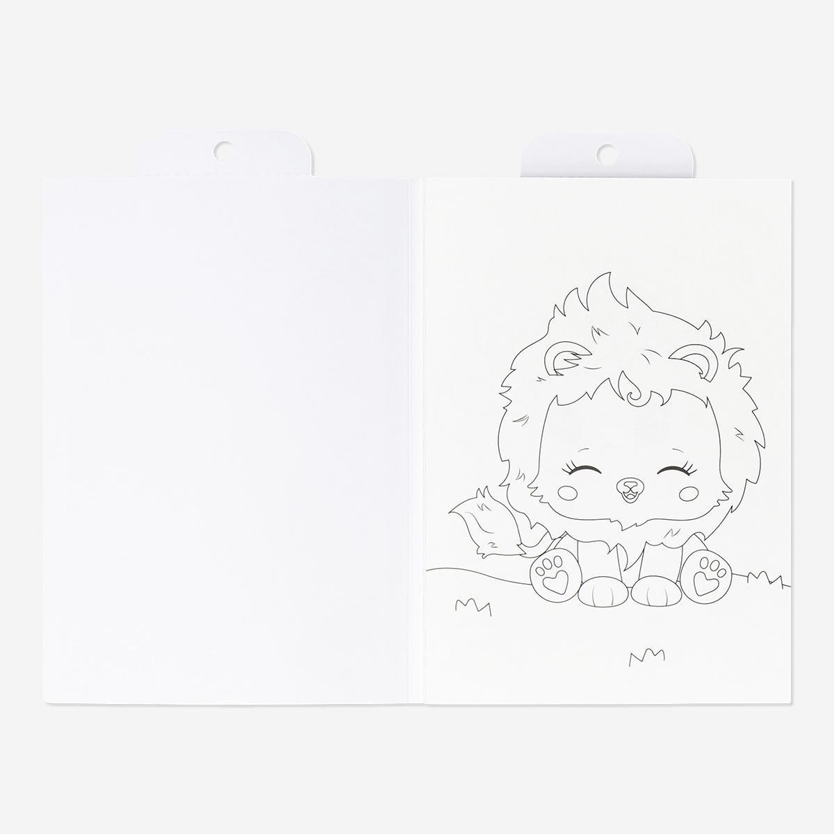 Multicolour water colouring book