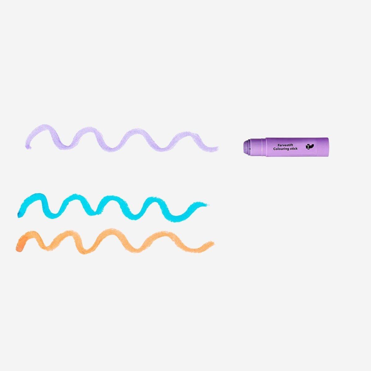 Multicolour colouring pencils - 8 pieces