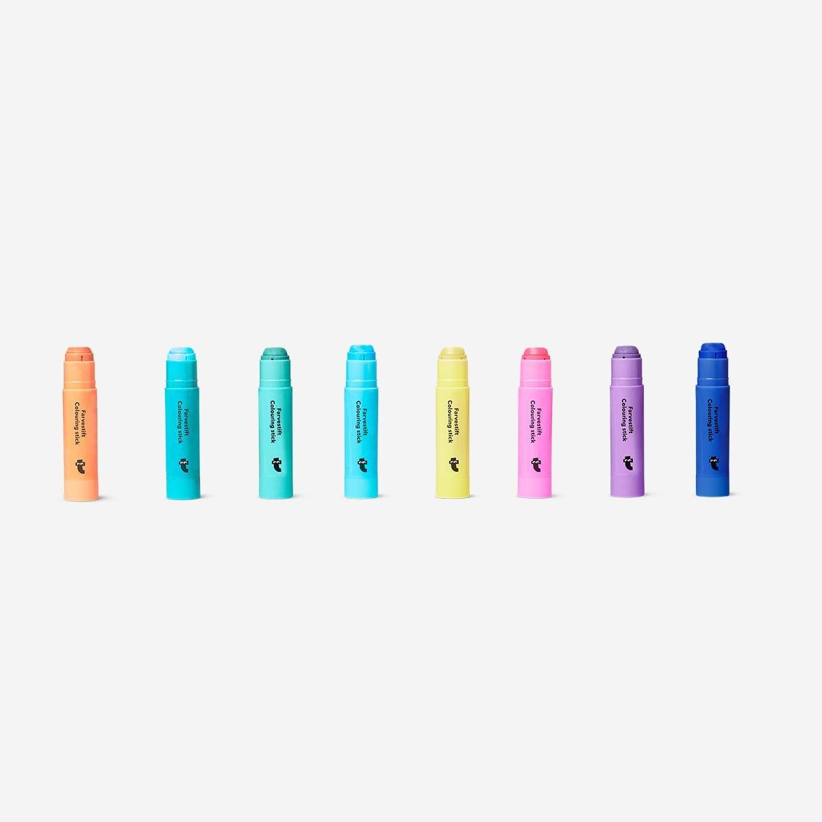 Multicolour colouring pencils - 8 pieces