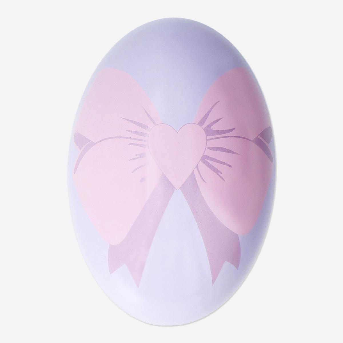 Blue Easter Egg In Metal - Large