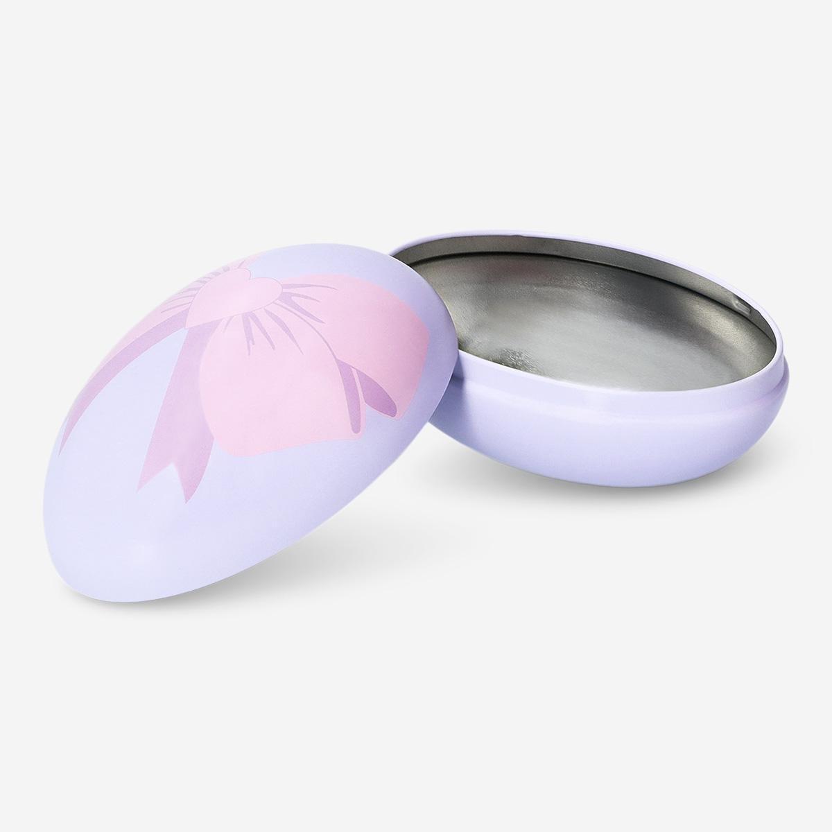 Blue Easter Egg In Metal - Large