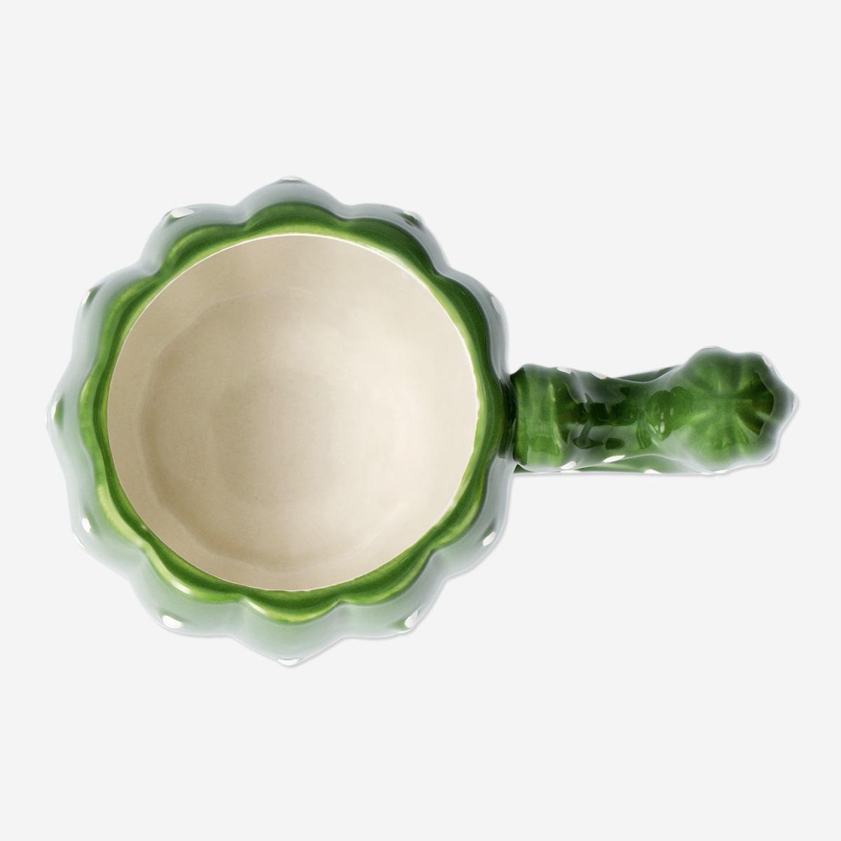 Green cactus mug - 340 ml
