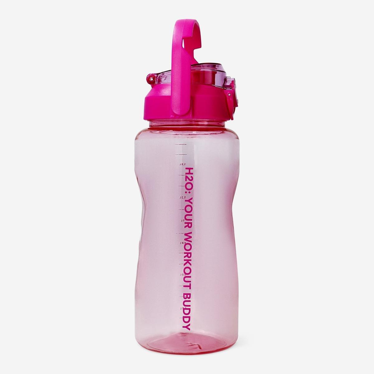 Pink giant drinking bottle in pink colours - 1.8 l