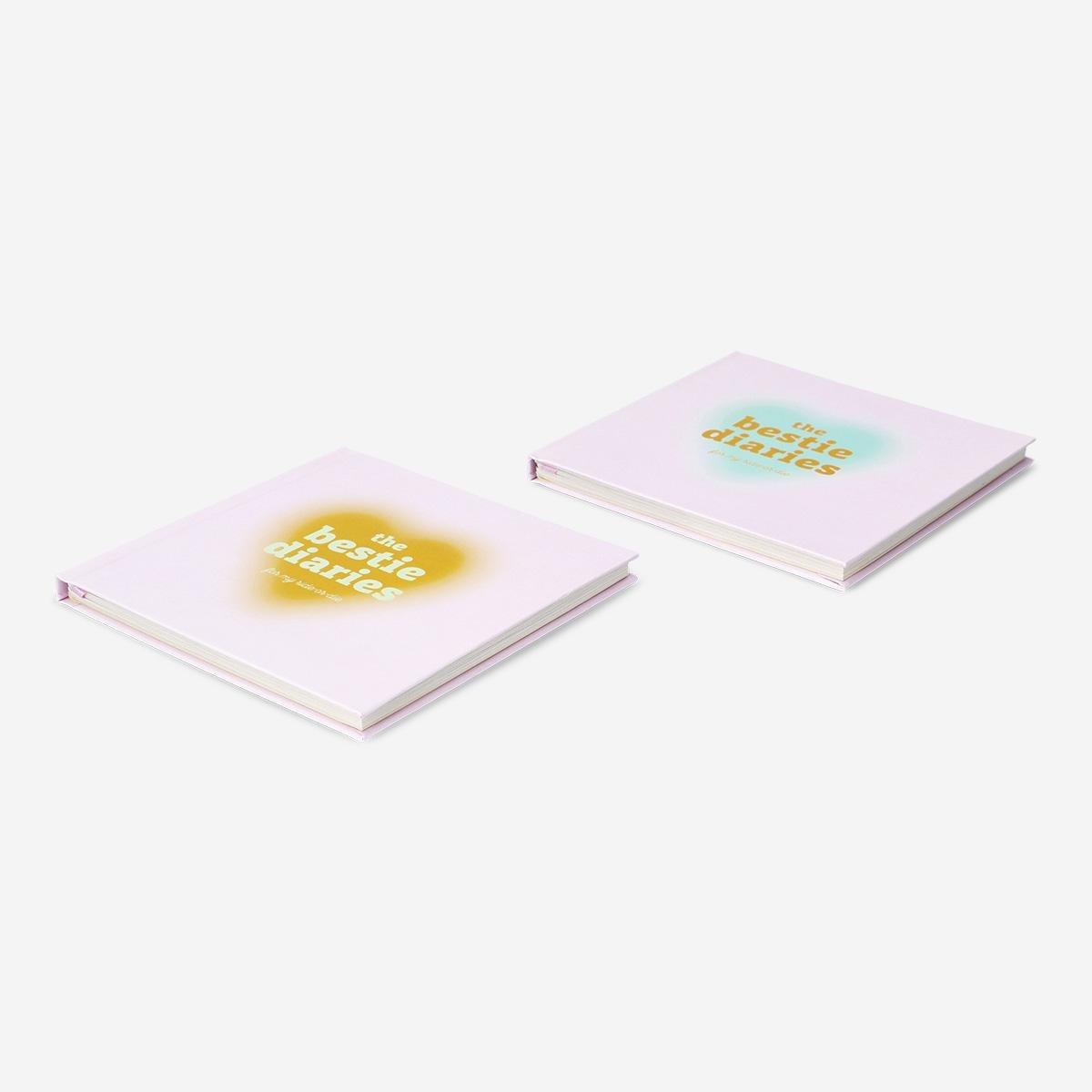 Pink set of bestie diaries - 2 pcs