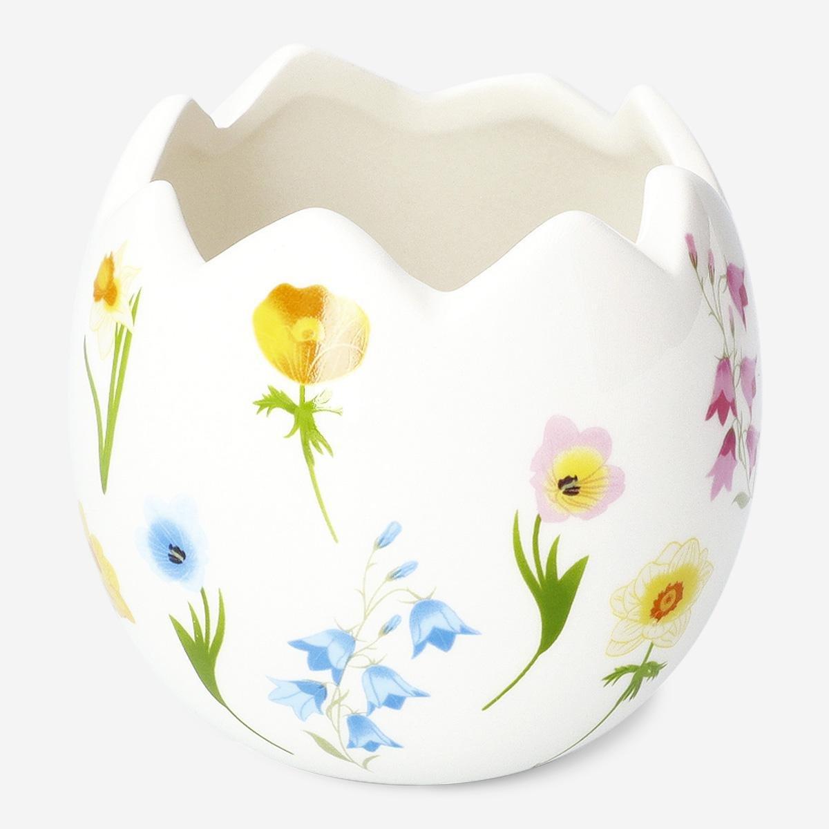 Multicolour Broken Eggshell Flowerpot