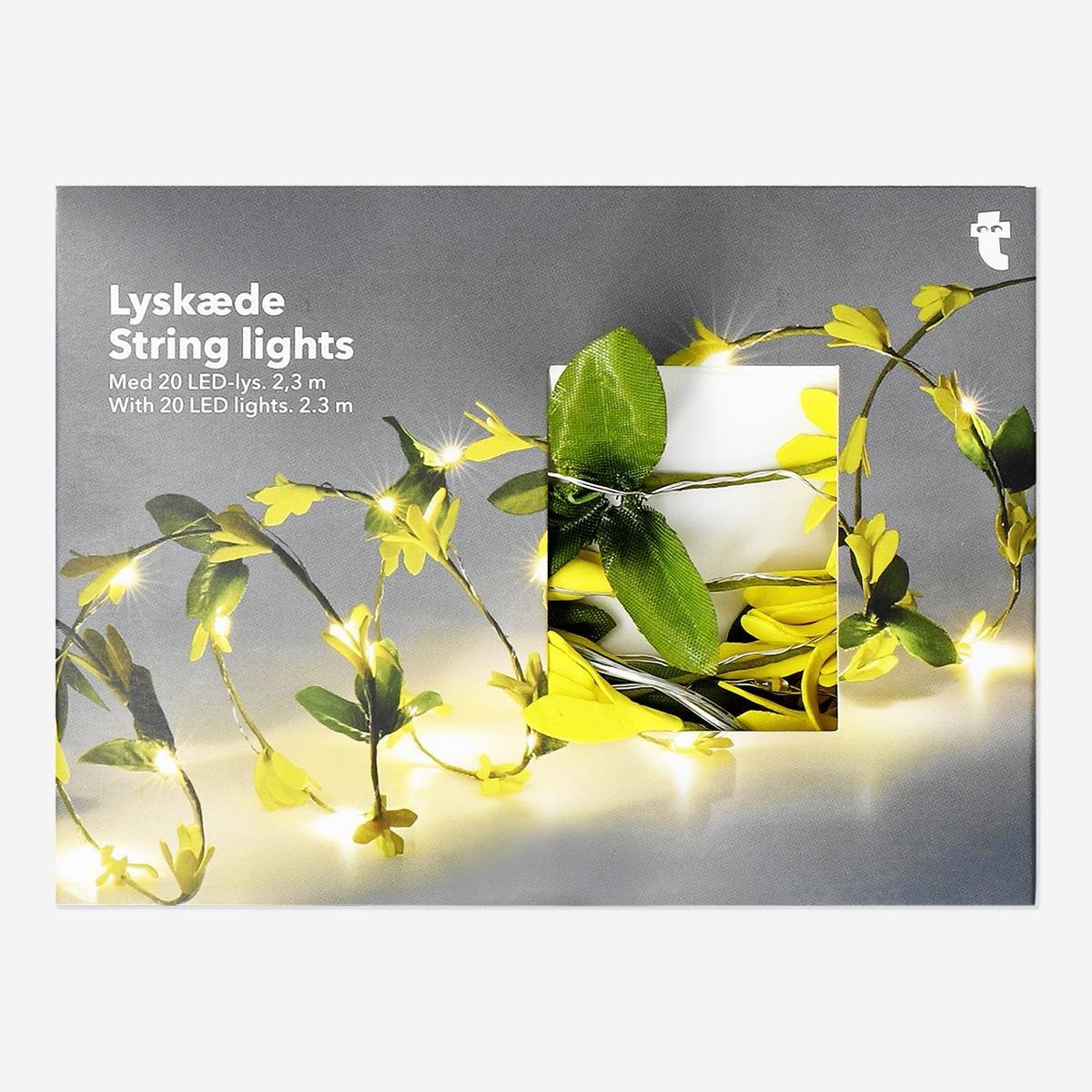 Multicolour Flowers String Lights - 230 Cm