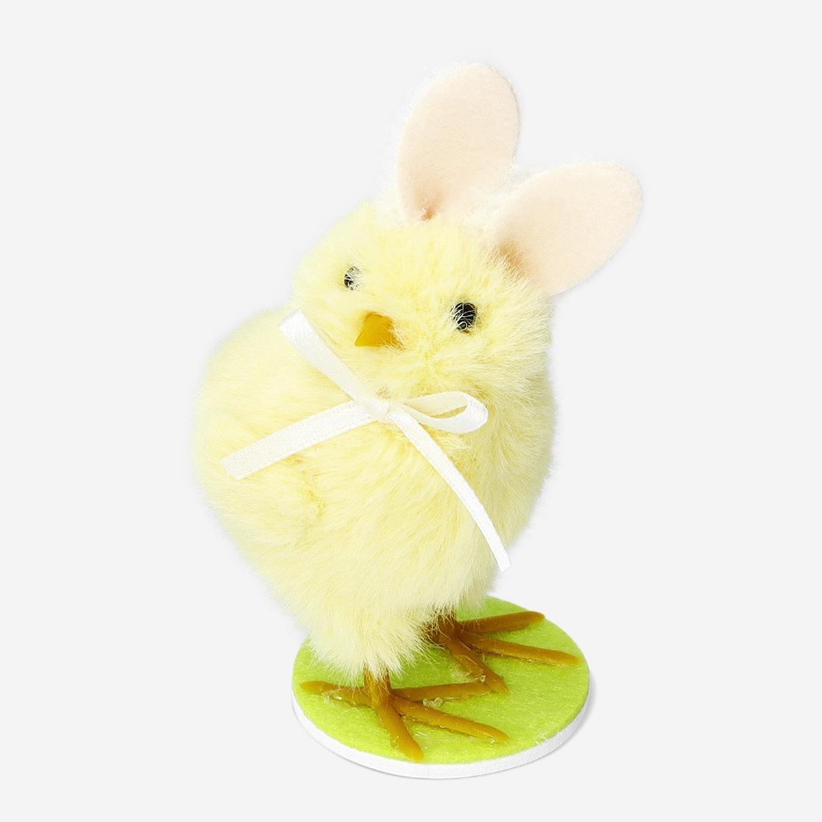 Yellow Easter Chick With Bunny Ears - Small