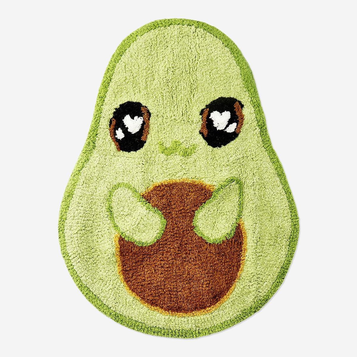 Multicolour Avocado Shaped Rug