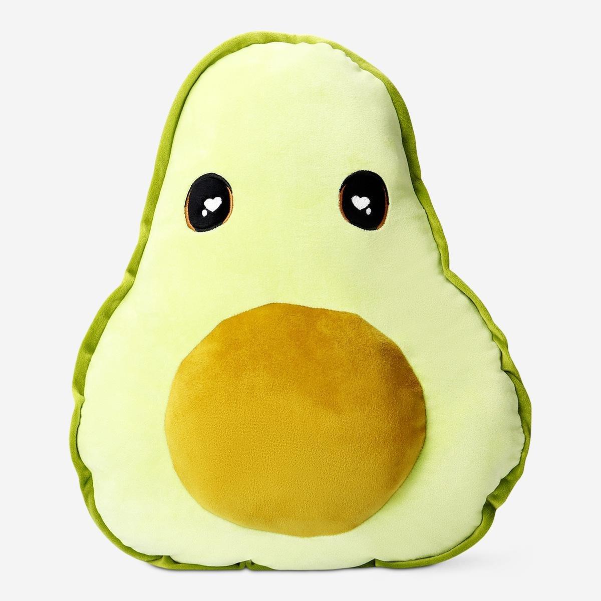 Green Avocado Shaped Cushion