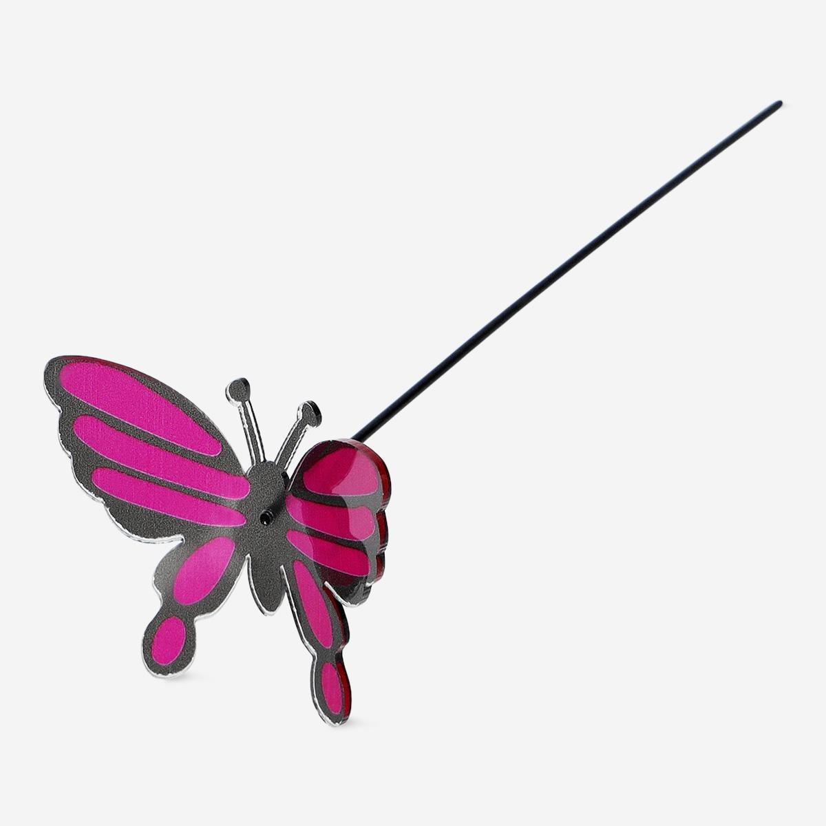 Multicolour Metal Butterfly Garden Decoration