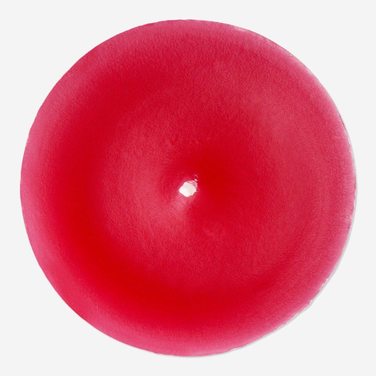 Red Pillar Candle - 12 Cm
