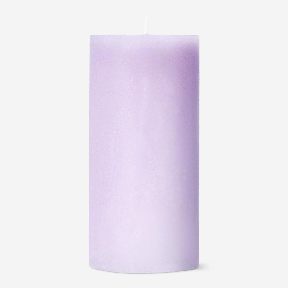 Purple Pillar Candle - 12 Cm