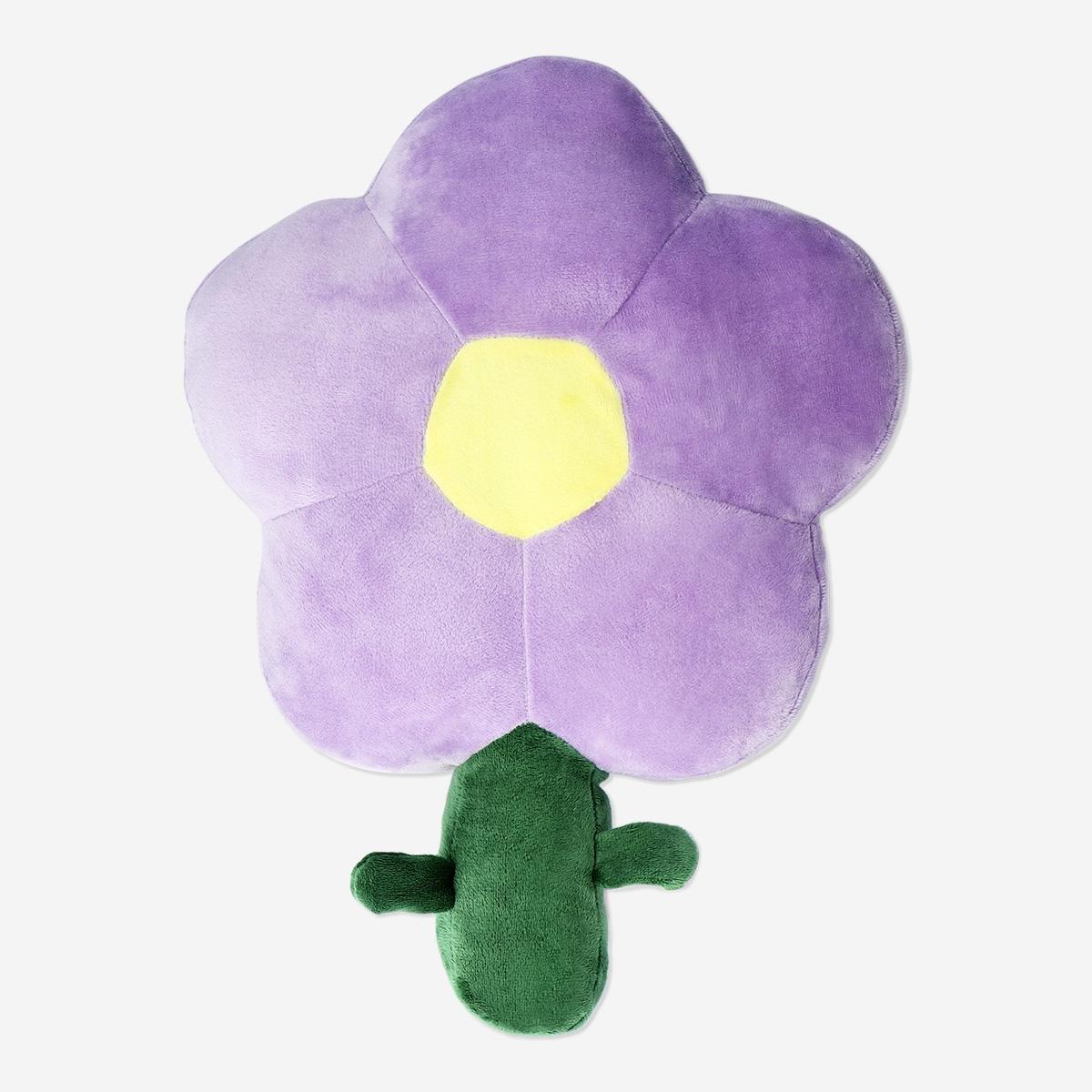 Multicolour Flower Shaped Cuddly Cushion