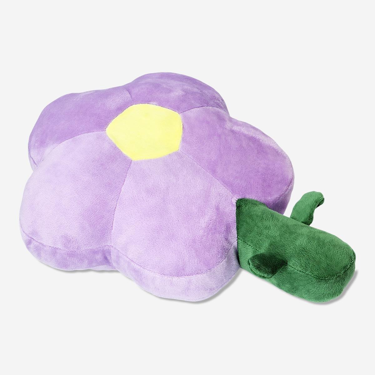 Multicolour Flower Shaped Cuddly Cushion