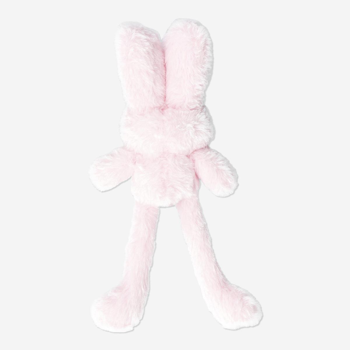 Pink Adjustable Ears Plush Bunny