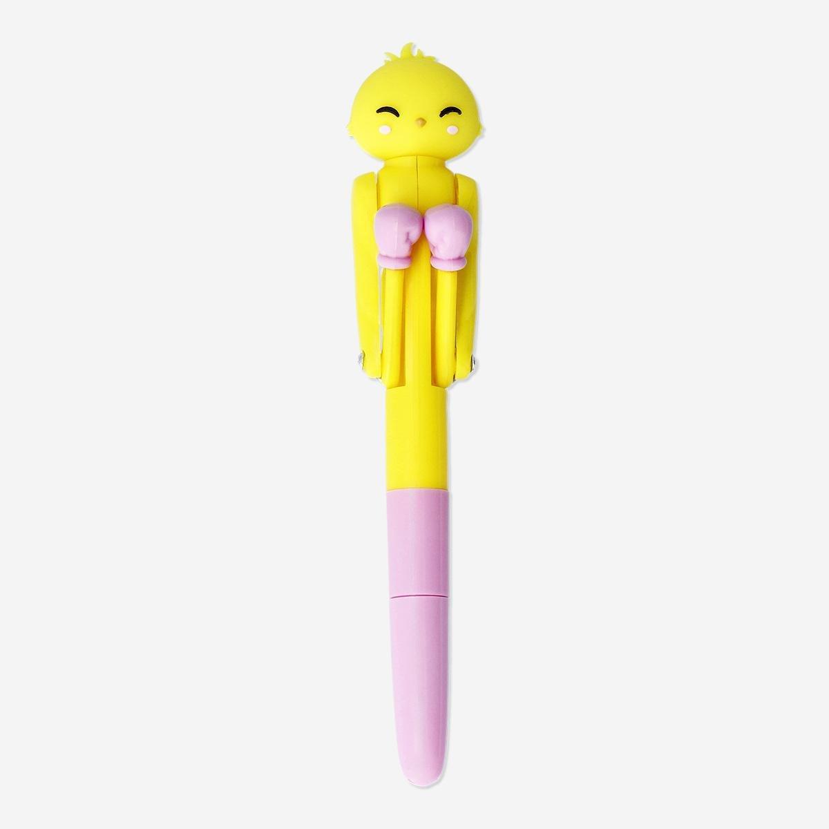 Yellow Chicken Boxing Ballpoint Pen