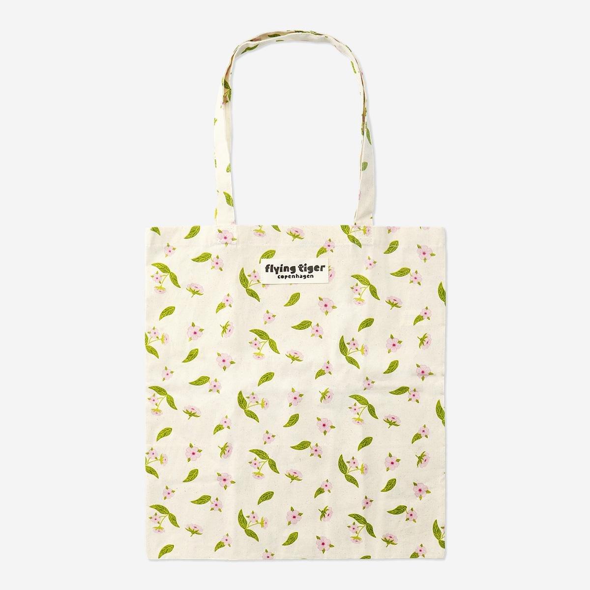 Multicolour Cherry Blossoms Tote Bag