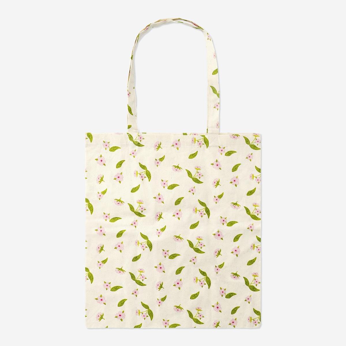 Multicolour Cherry Blossoms Tote Bag