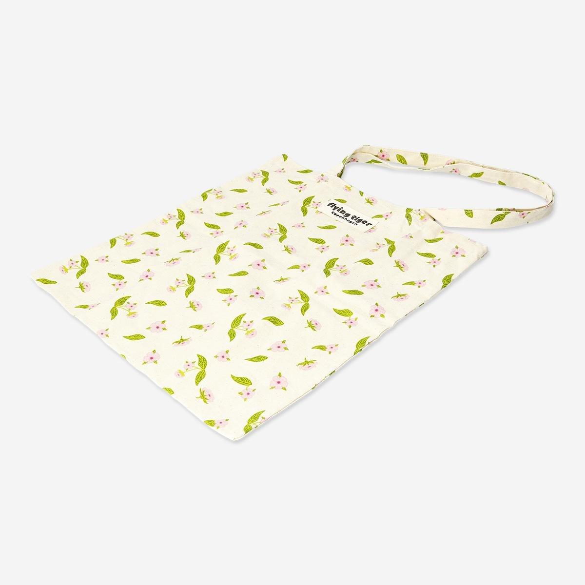 Multicolour Cherry Blossoms Tote Bag