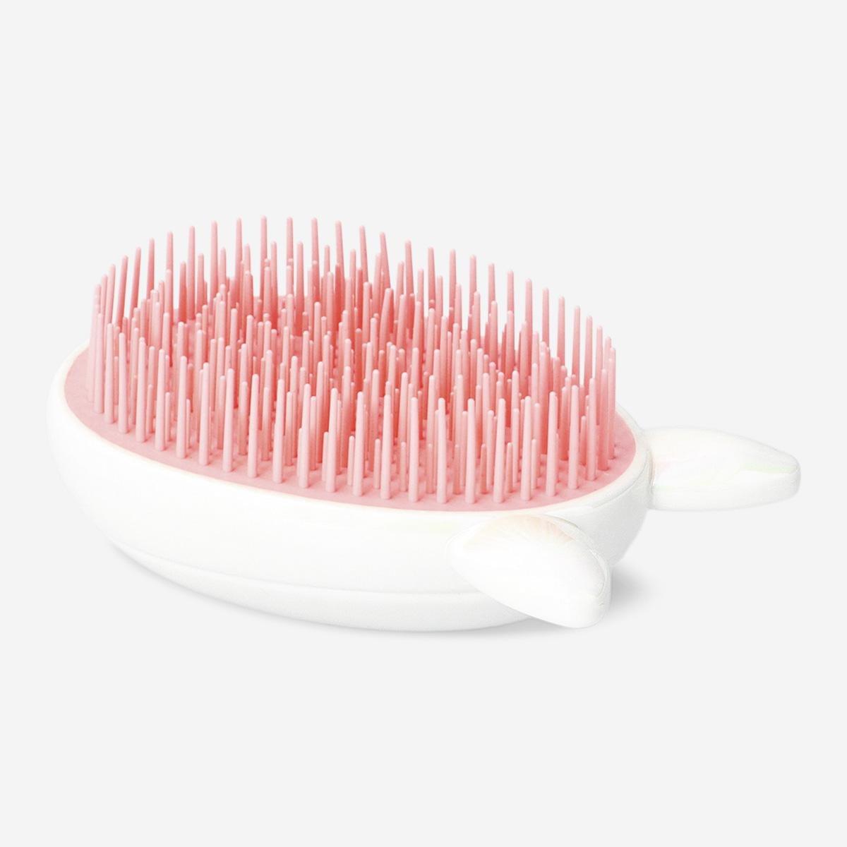 Multicolour Cat Shaped Detangle Hairbrush