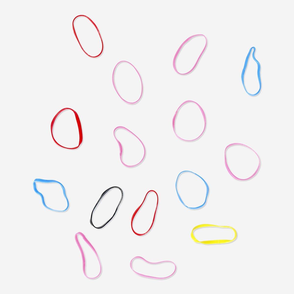 Multicolour Hair Elastics - 350 Pcs