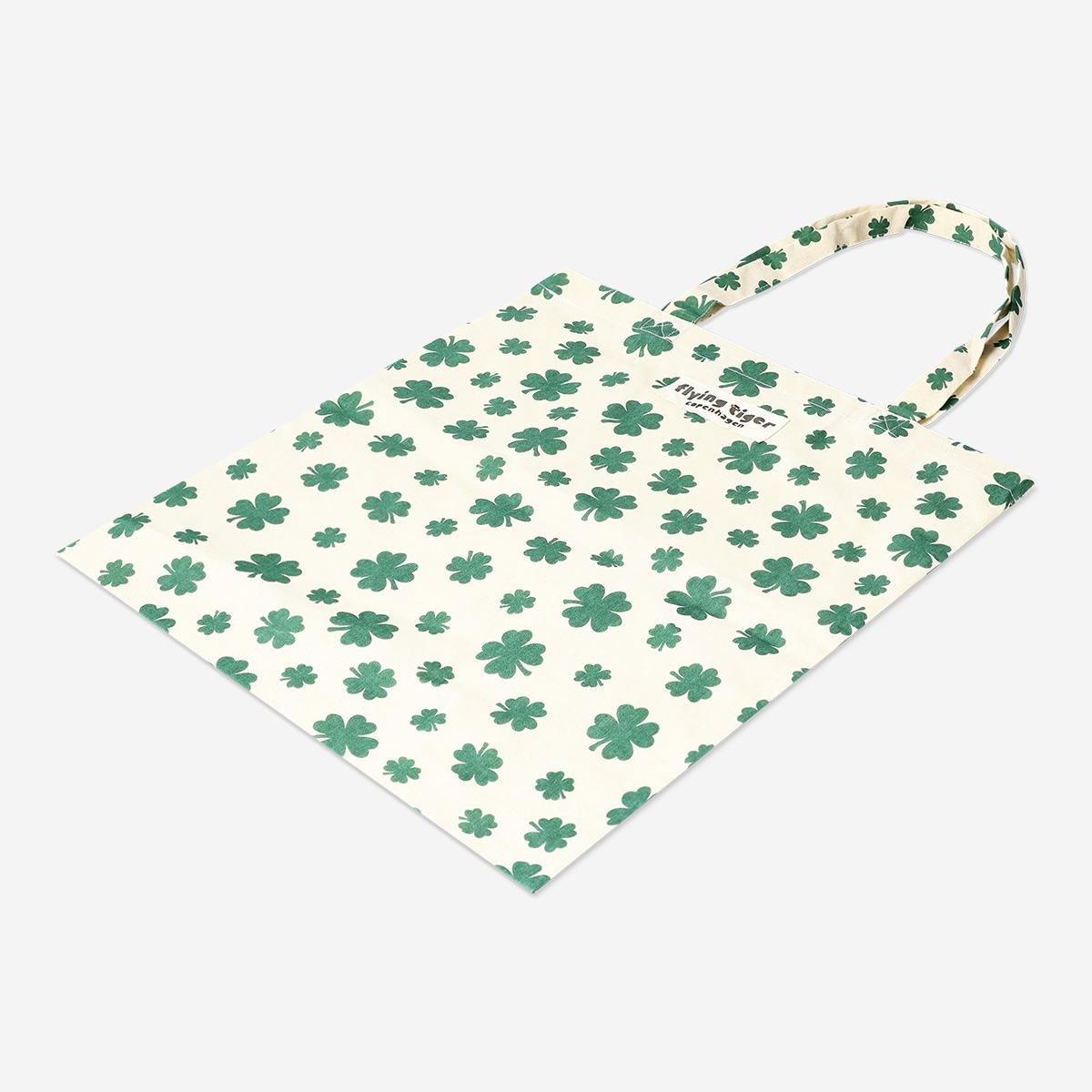 Green Clover Tote Bag