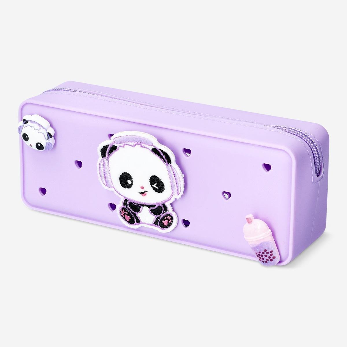 Multicolour Silicone Pencil Case