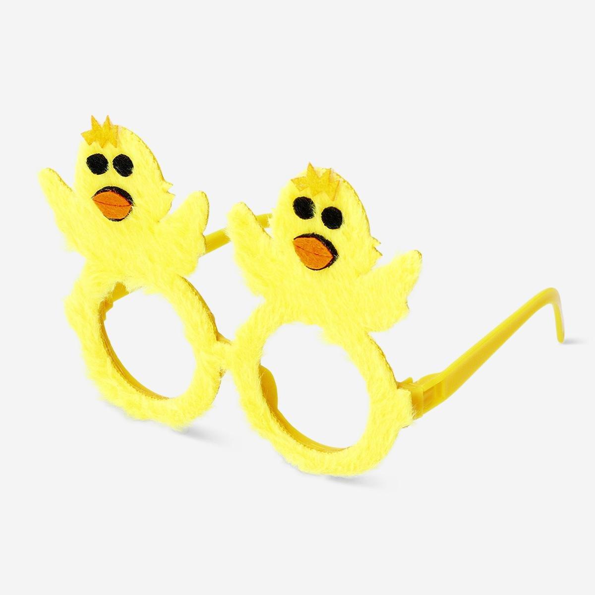 YELLOW     Easter chick hat with moving wings
