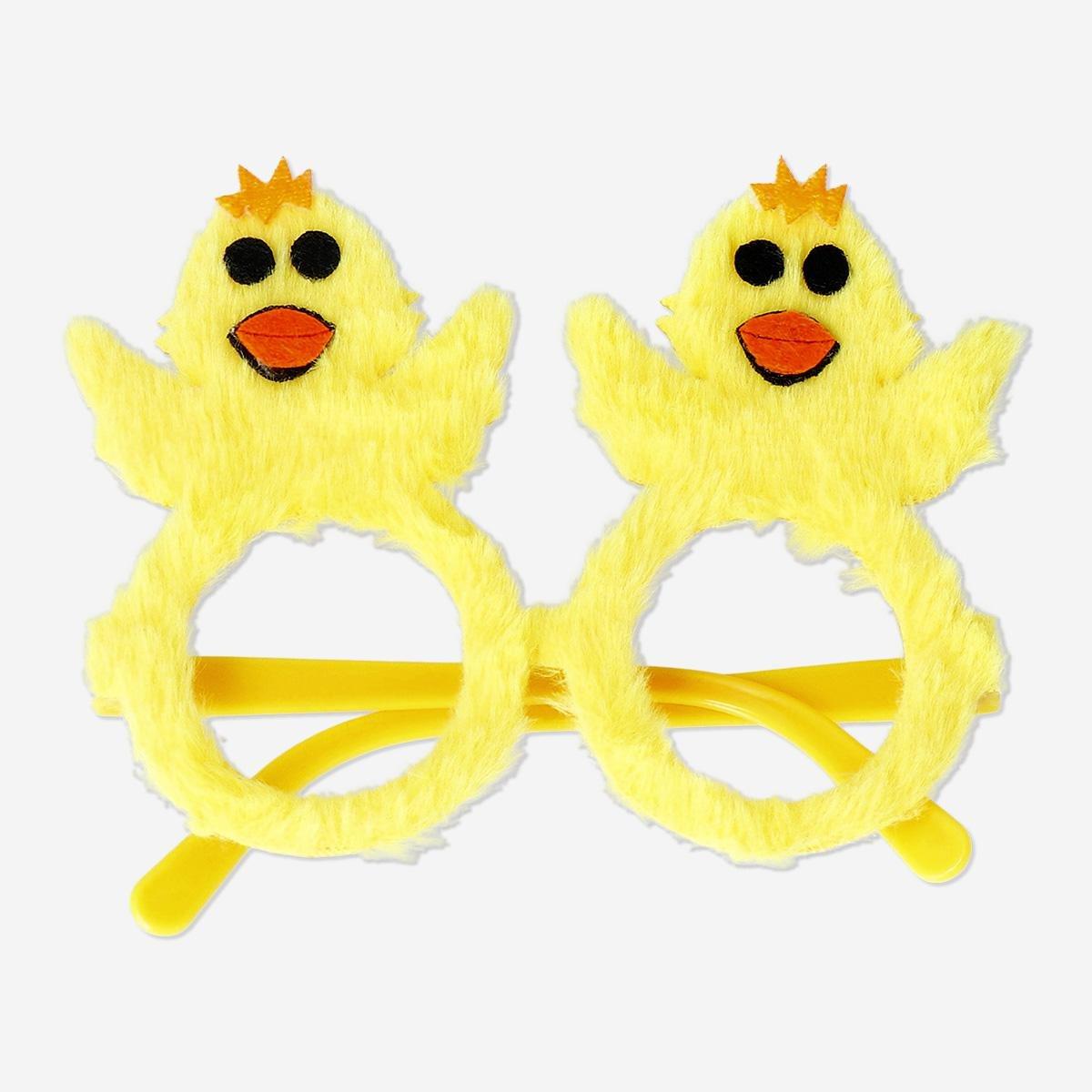 YELLOW     Easter chick hat with moving wings