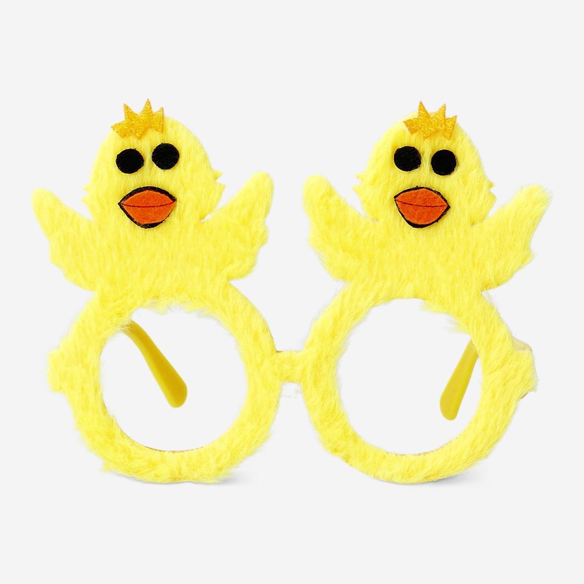 YELLOW     Easter chick hat with moving wings