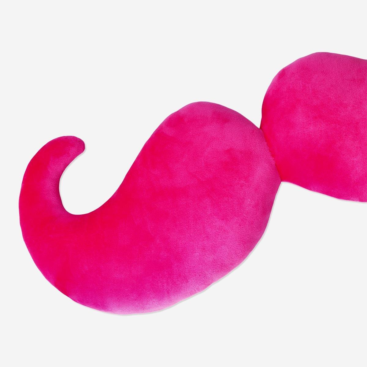 Pink Moustache Cushion