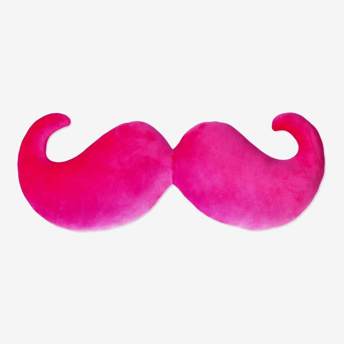Pink Moustache Cushion